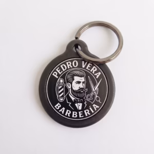 Llavero corporativo - Barbería Pedro Vera (Pack de 10 unidades)